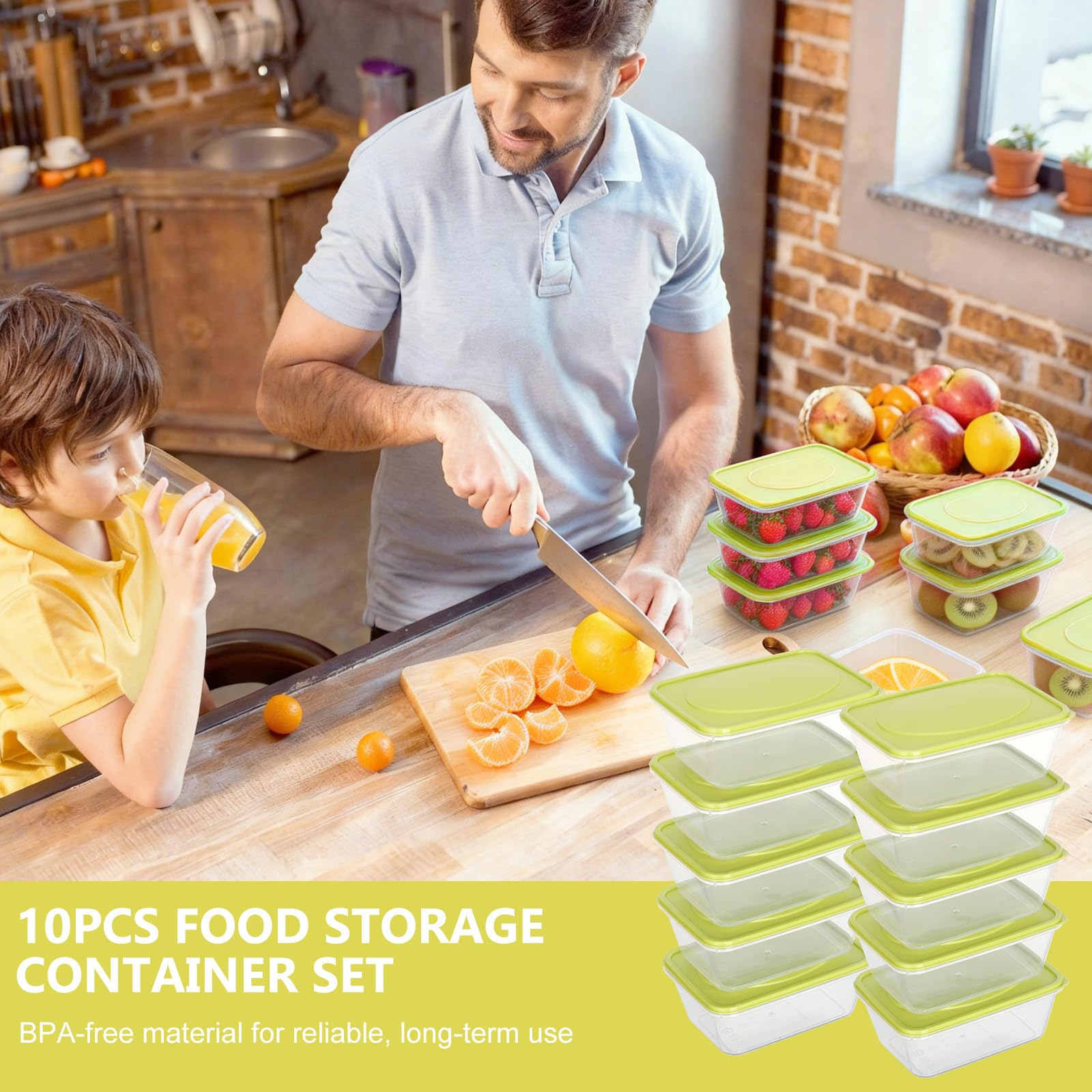 AiQInu Boîtes Alimentaires Hermétiques,5PCS (1.5L 1L 0.5L 0.24L 0.12L) Boîtes De Conservation Alimentaire Hermétiques, Sans BPA,Étanche, Plastique Empilable Pour Frigo&Micro-Ondes AiQInu Boîtes Alimentaires Hermétiques,5PCS (1.5L 1L 0.5L 0.24L 0.12L) Boîtes De Conservation Alimentaire Hermétiques, Sans BPA,Étanche, Plastique Empilable Pour Frigo&Micro-Ondes