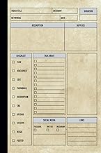 Video Content Creator Planner: Notebook for Tracking & Planning Your Social Media Content with Ease. The Ultimate Guide to Plan and Execute Engaging ... Talent Managers, YouTubers & More.