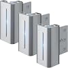 Nexel Adjustable Wire Shelving Unit, 4 Tier, NSF Listed Commercial Storage Rack, 14 x 24 x 54, Silver Epoxy