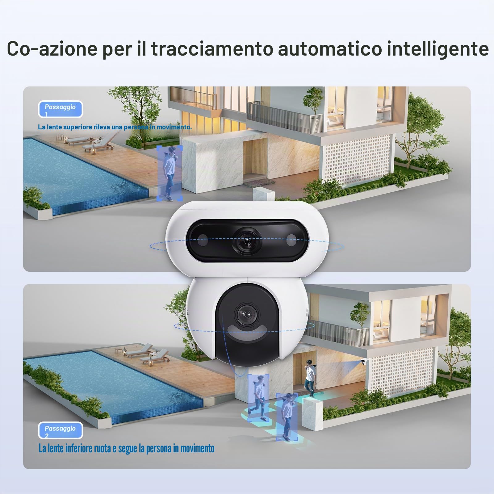 Videocamera sorveglianza Ezviz HB90 with Solar Panel