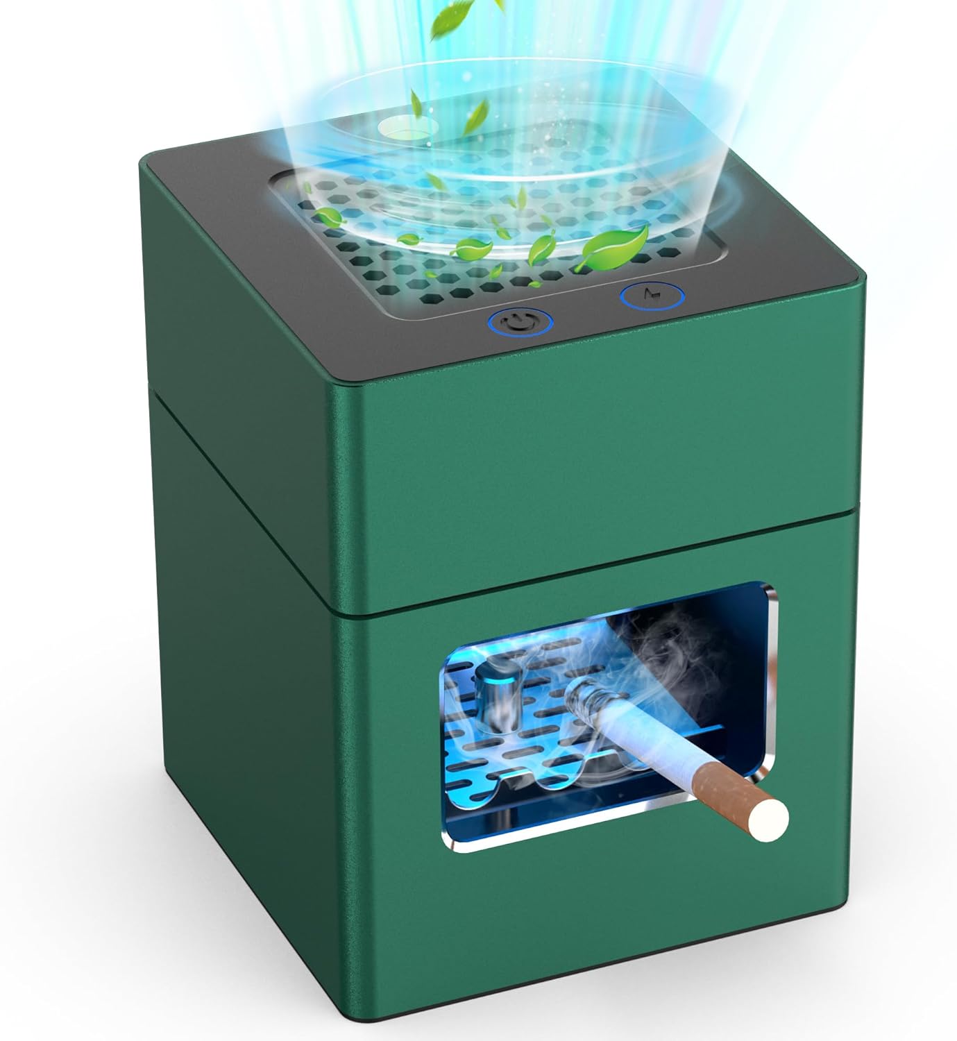 売れ筋 蓋付き充電式ミニ灰皿、ライター付き取り外し可能な灰皿、USBライン付き