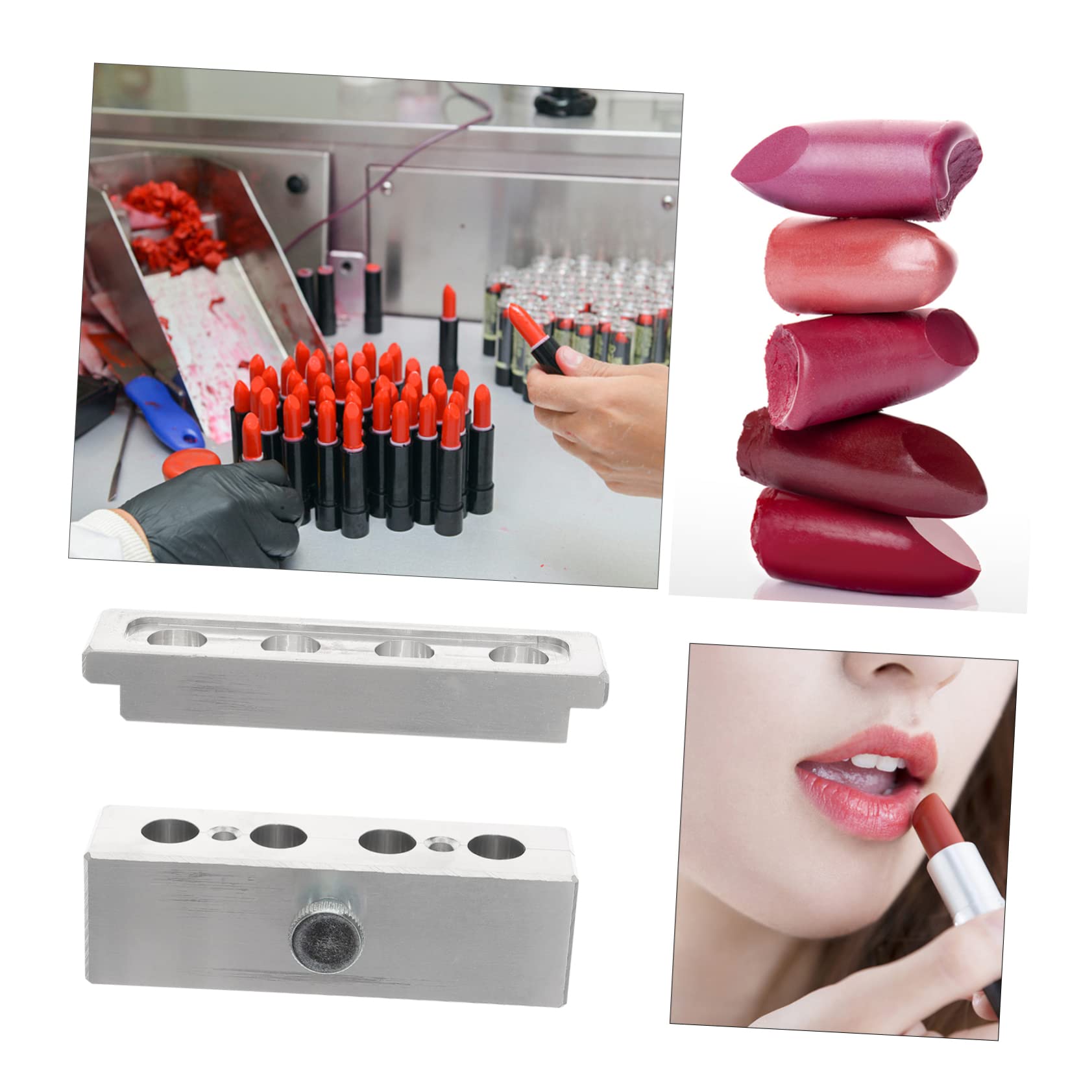 Mikinona Lippenbalsam-herstellungsset Mit Lippenstiftform Aus Aluminiumlegierung Für Diy Lippenstift Und Lipgloss Herstellung