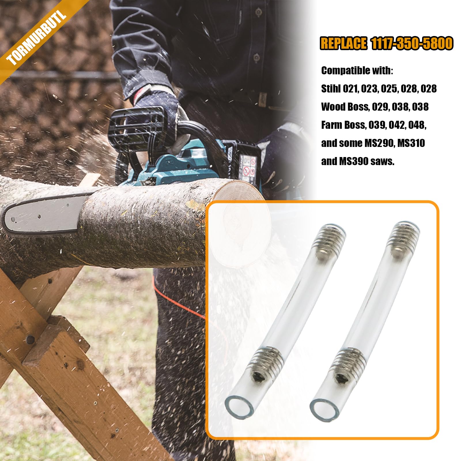 Amazon.co.jp: 1117-350-5800 燃料タンクベントライン Stihl 021 023