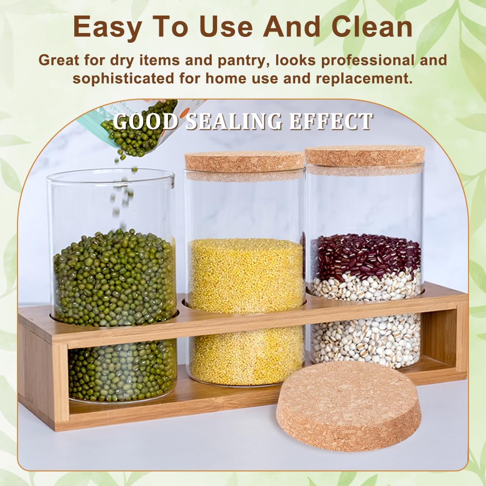 Tappi In Sughero Per Bottiglie - 5 Pezzi, Diametro 8.5-9.1 Cm, Per Conservazione E Decorazione - Foto 7