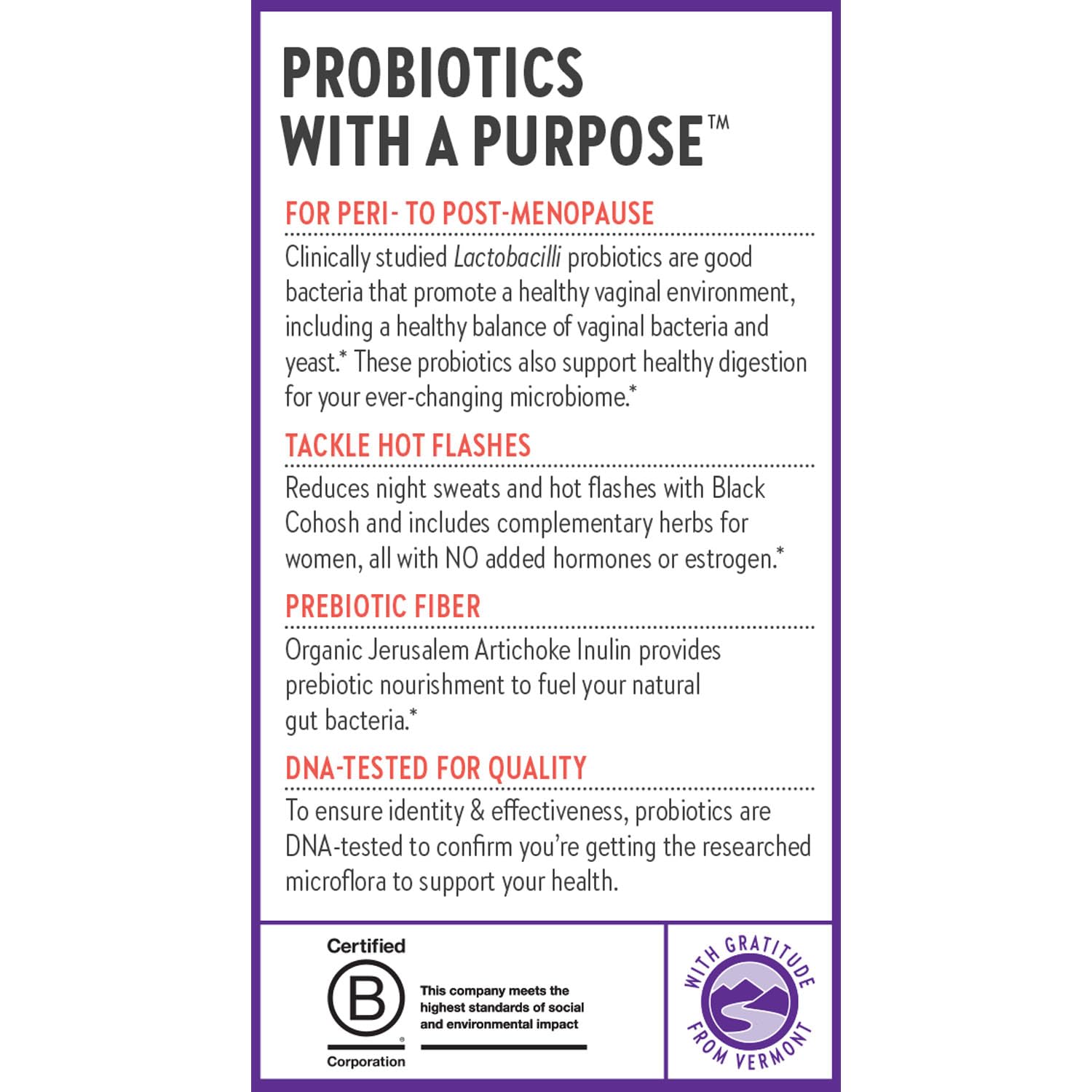 New Chapter All-Flora Probiotic Menopause Balance, 30 Count — Amazon image 8