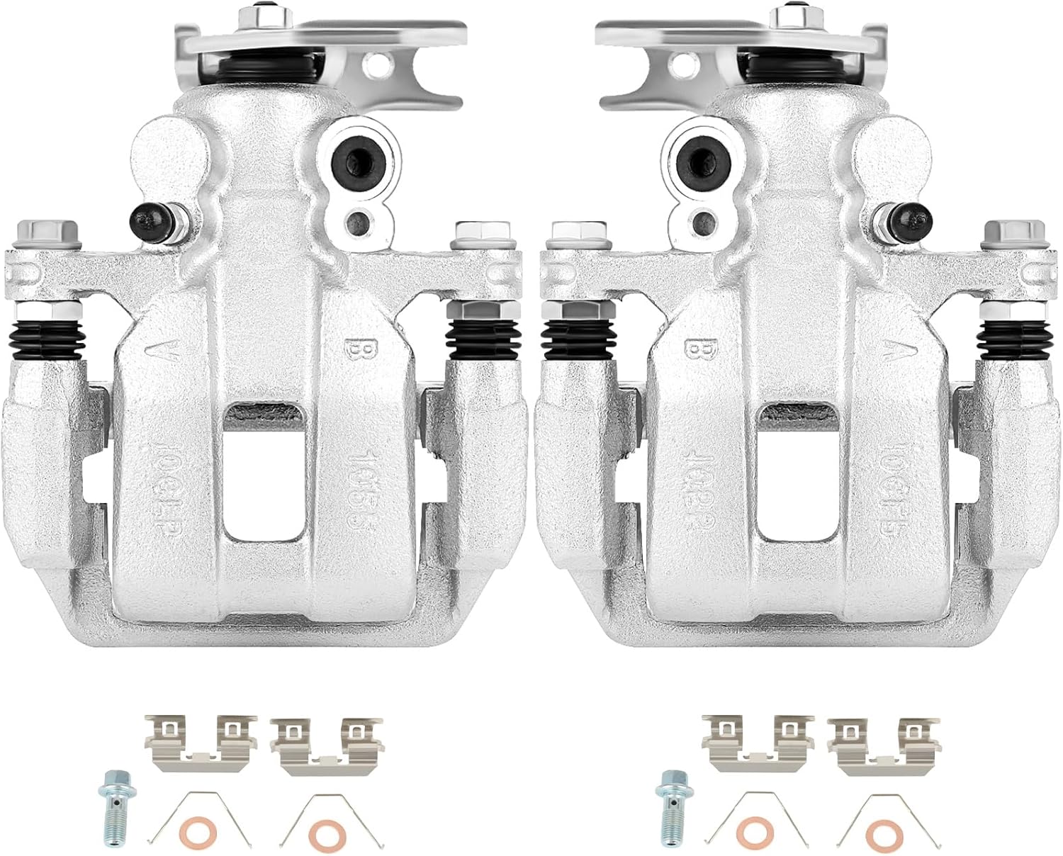 SCITOO Rear Brake Caliper With Bracket 19B7097, 19B7096 Compatible For Honda For Accord 2013-2017