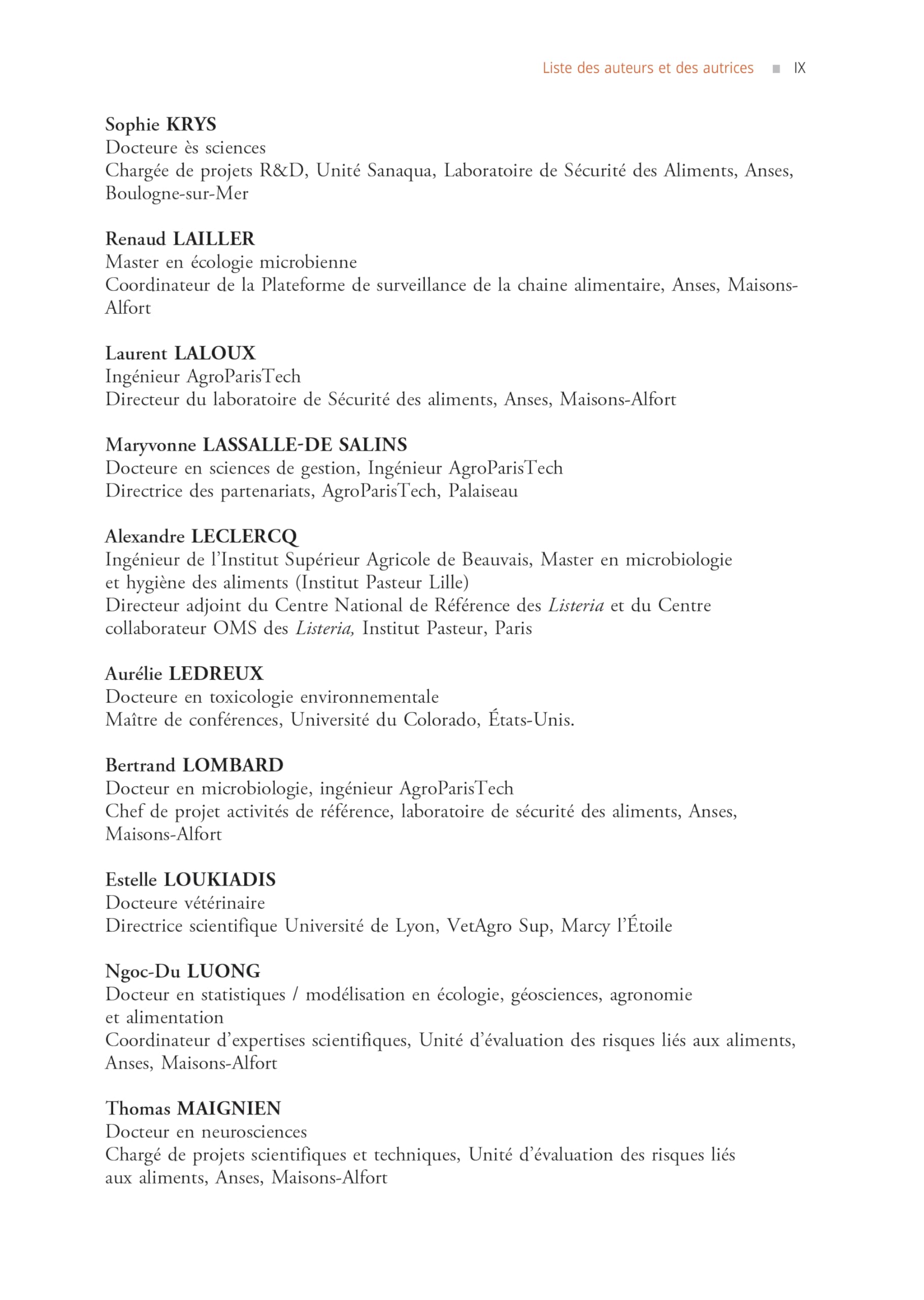 Risques microbiologiques alimentaires (2e édition)