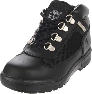 Leather and Fabric Field Boot (Toddler/Little Kid/Big Kid),Black,4 M US Toddler