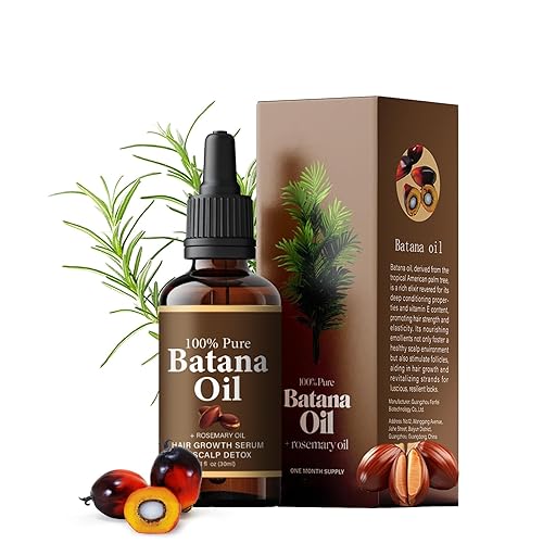 Aceite de batana con romero para el crecimiento del cabello, aceite de batana 100% orgánico con romero, para todo tipo de cabello (1 unidad)