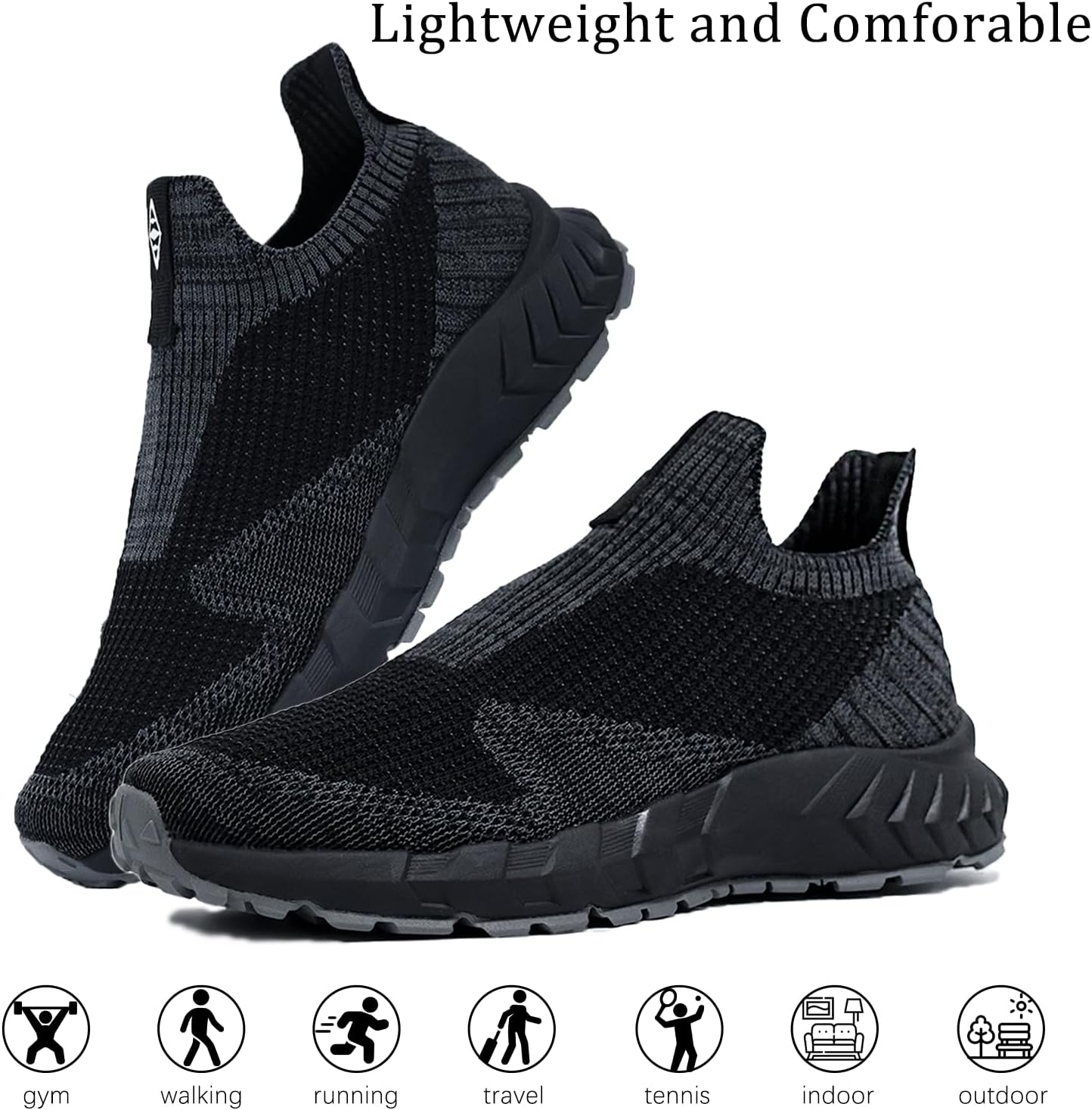 Mens Sports Anti-Slip Casual Walking Shoes Lightweight Fitness Shoes Breathable Mesh Breathable Athletic Shoes - Image 5