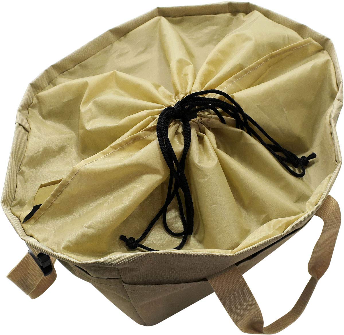 MISTO ベージュ かごバッグ 保存袋付き