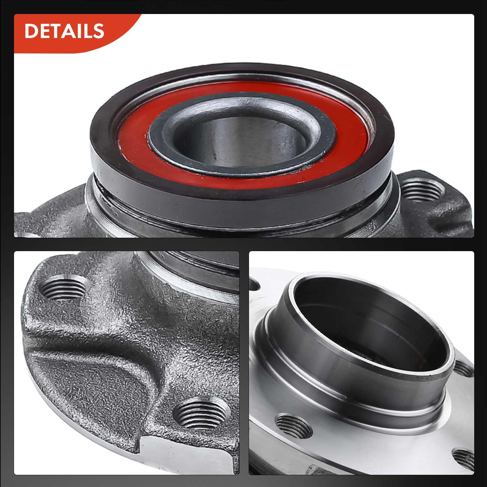 Frankberg 1 set di cuscinetti ruota con sensore ABS integrato, compatibile con Giulietta 940 2010-2021 Giulietta Kasten/berlina 940 2011-2021 Replace# 51832400