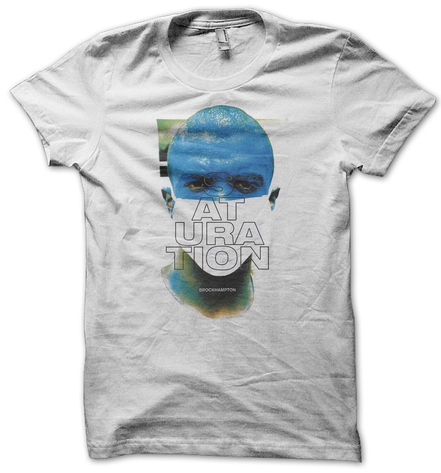 Yohji's Tees BROCKHAMPTON Saturation Men's Cotton White T-Shirt