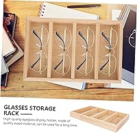 Vista 6 de PACKOVE 2 Pcs Glasses Tray Jewelry Trays Organizer Eye Glasses Display Tray Eyewear Retail Display Tray Wooden Serving Trays Drawer Tray Eyeglasses