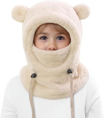 Jastore Kids Ski Balaclava for Boys Girl Winter Hat for Kids Toddle Warm Balaclava Hood Neck Scarf
