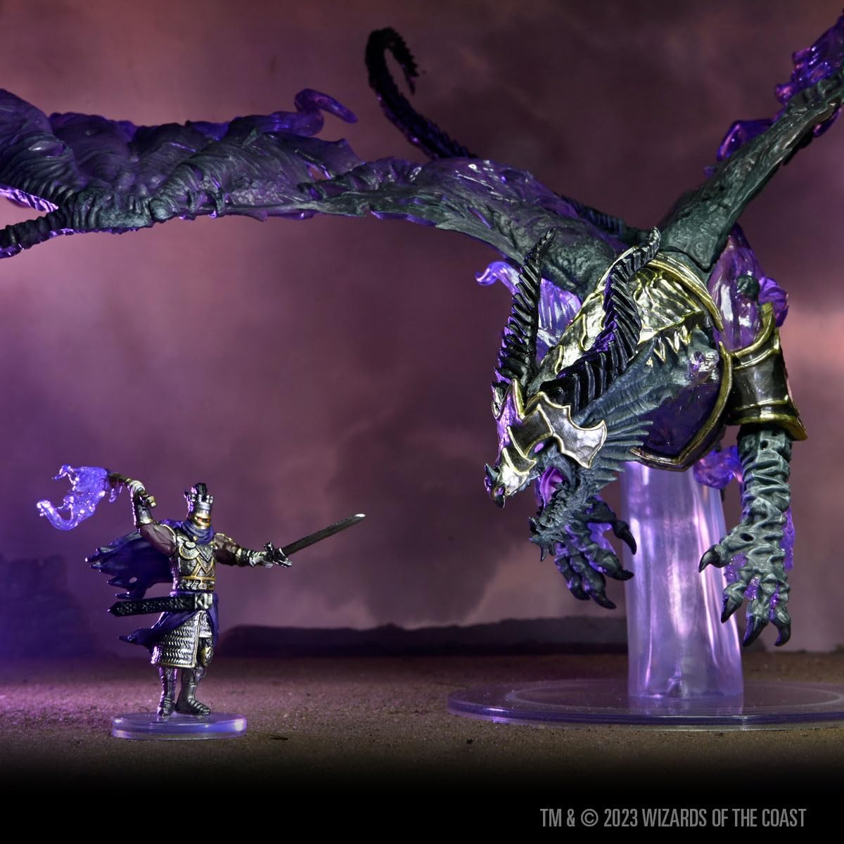 WizKids D&D Icons of The Realms: Dragonlance - Lord SOTH on Greater Death Dragon