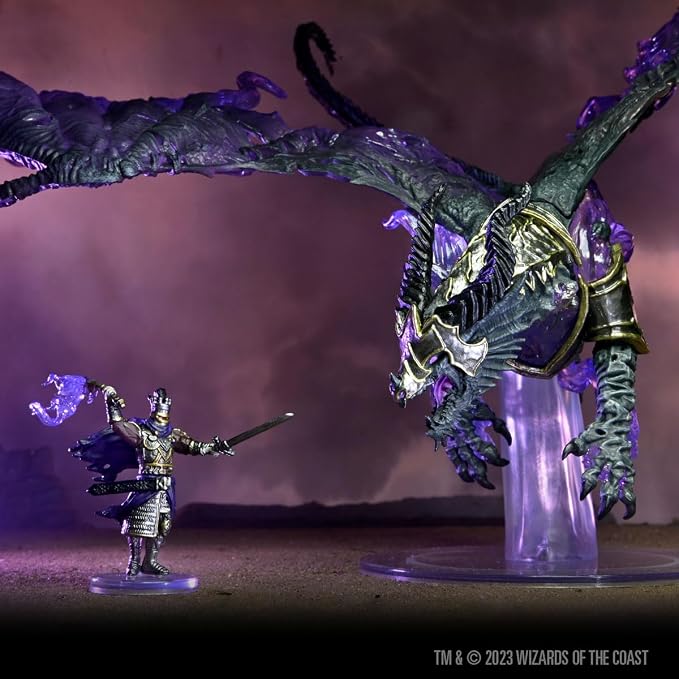 Figura Lord Soth en Dragón de Muerte Grande D&D miniatura 2