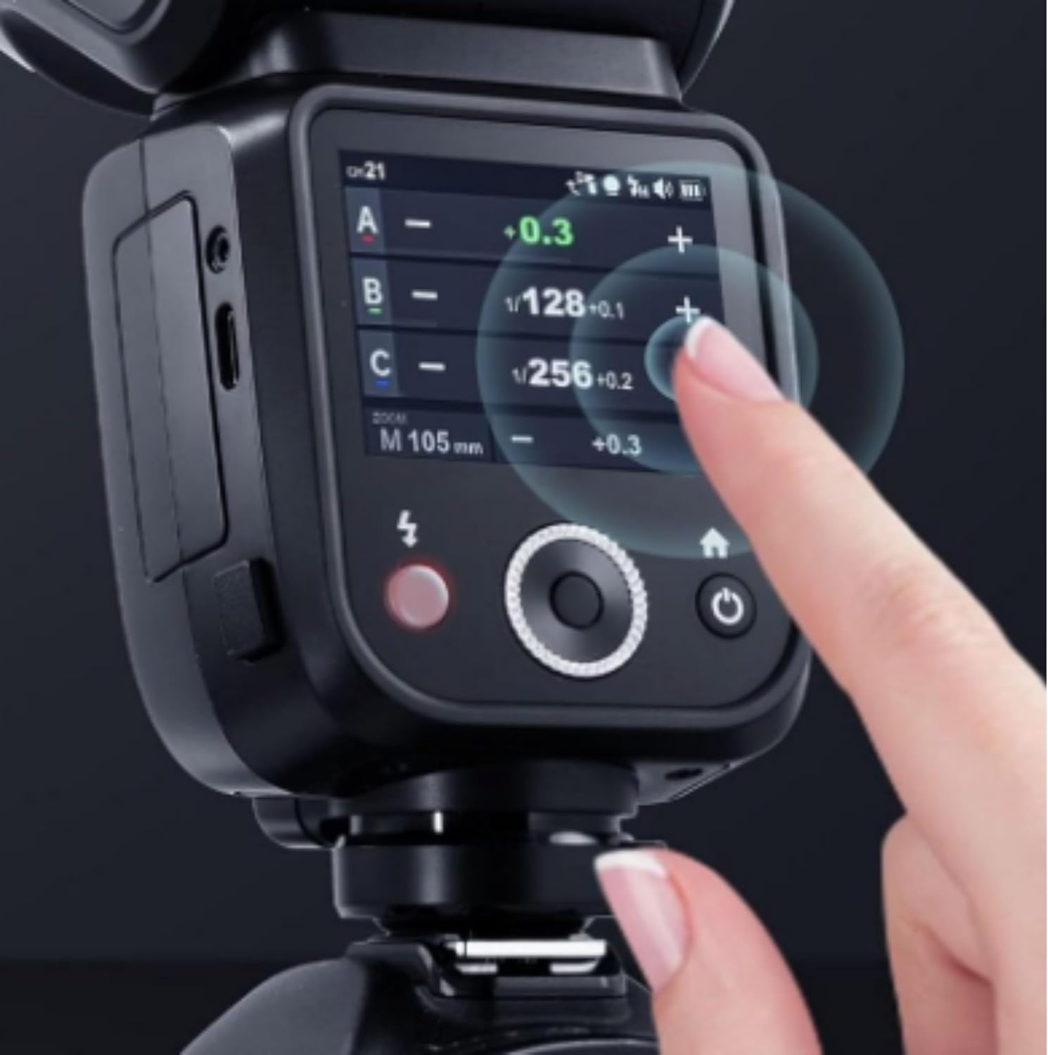 Flashpoint V100 V100S V100-S Camera Flash for Sony Speedlite,100Ws 2.4G TTL1/8000 HSS,400 Full Power Flashes,7.2V/2980mAh Li-ion Battery,1.7s Recycle Time, (No Sub Flash) (Sony V100)