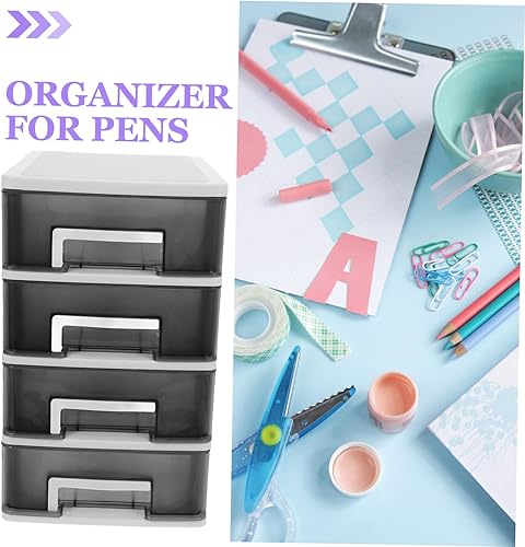 Miniatura 5 de Caja de almacenamiento para zapatos, caja organizadora transparente, cajón de mesa portátil, organizador de almacenamiento de escritorio, mini