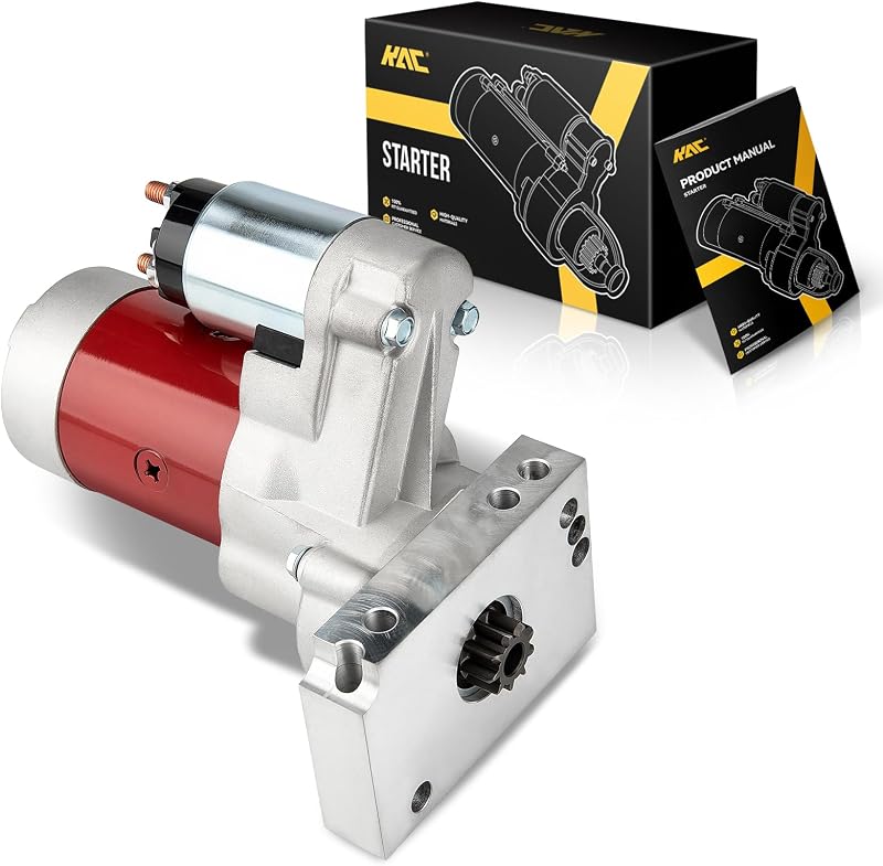 Motor de partida KAC 18493N 12 V, 2 kW, 9 dentes, sentido horário para Chevy SBC BBC 305 350 396 454 – 1 unidade