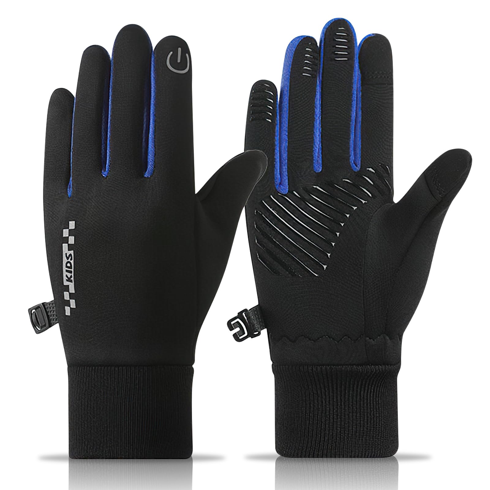 【暖かさ100%】 防寒手袋 手袋 キッズ 【撥水加工技術・動きやすい中厚手】 防寒グローブ 子供用手袋 タッチパネル対応 防風 保温 男の子 滑り止め 自転車グローブ サッカー手袋 インナー手袋 スポーツ 通学