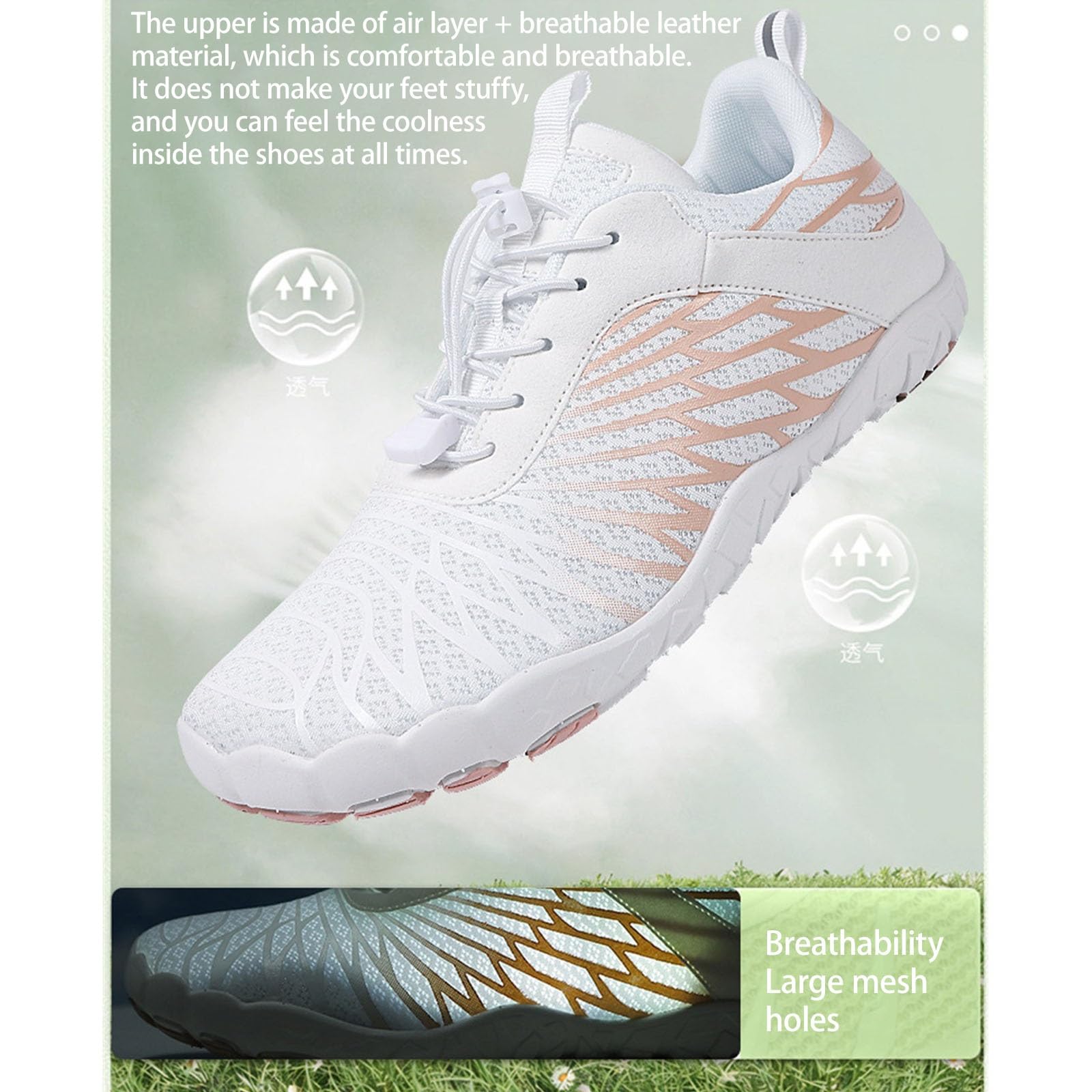 Scarpe Leggere Barefoot da Donna, Arti Marziali da Uomo Antiscivolo Tai Chi Kung Fu per Allenamento, Yoga E Camminata