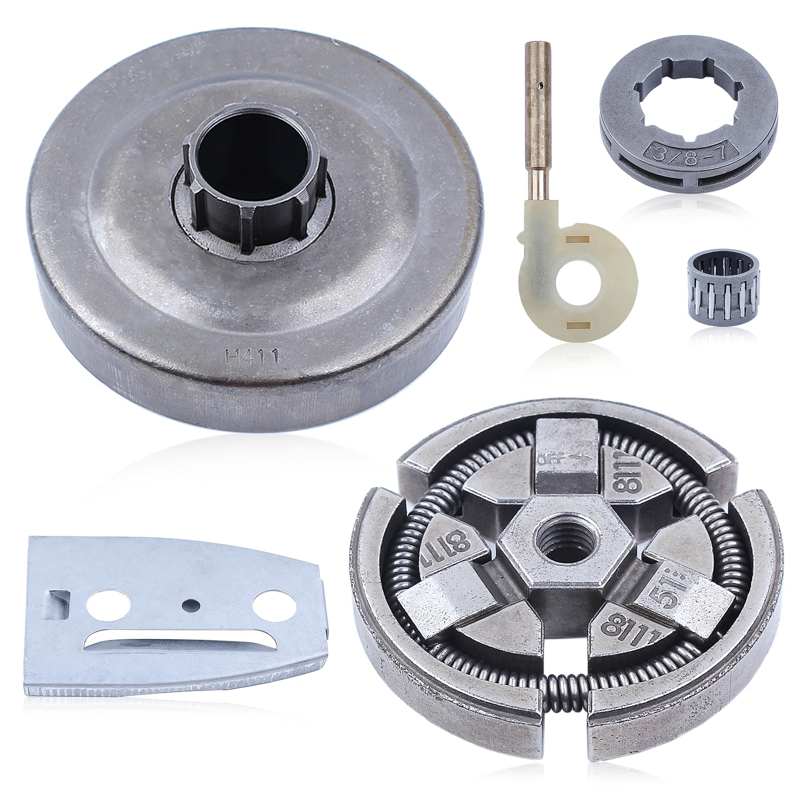 Kit de bomba de aceite y embrague 3/8"-7T para mayor potencia en Husqvarna 55