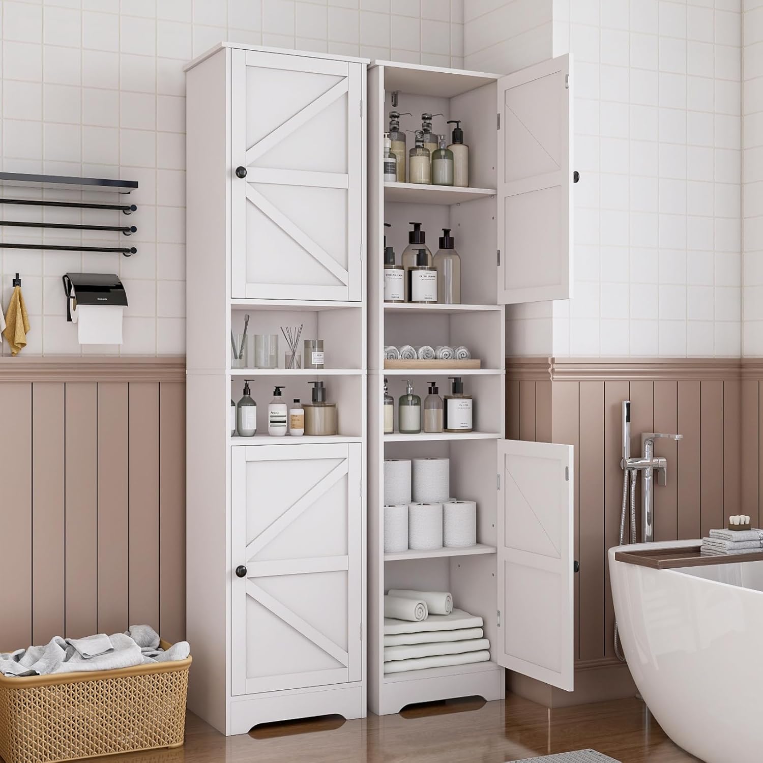 Stylish Bathroom Storage Solution