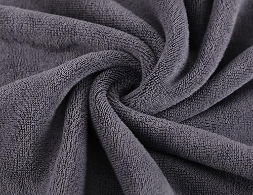 Miniatura 4 de Toallas de microfibra para gimnasio de tamaño grande súper suaves para ejercicio, fitness, deportes, entrenamiento, 380-GSM 15 pulgadas x 31