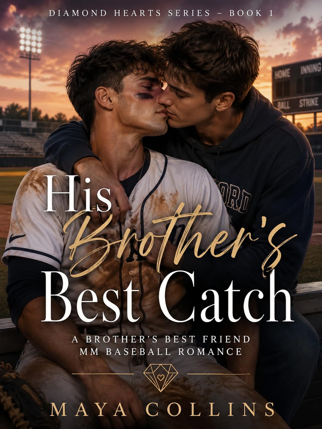 His Brother’s Best Catch: A Brother’s Best Friend MM Baseball Romance (Diamond Hearts Series Book 1)