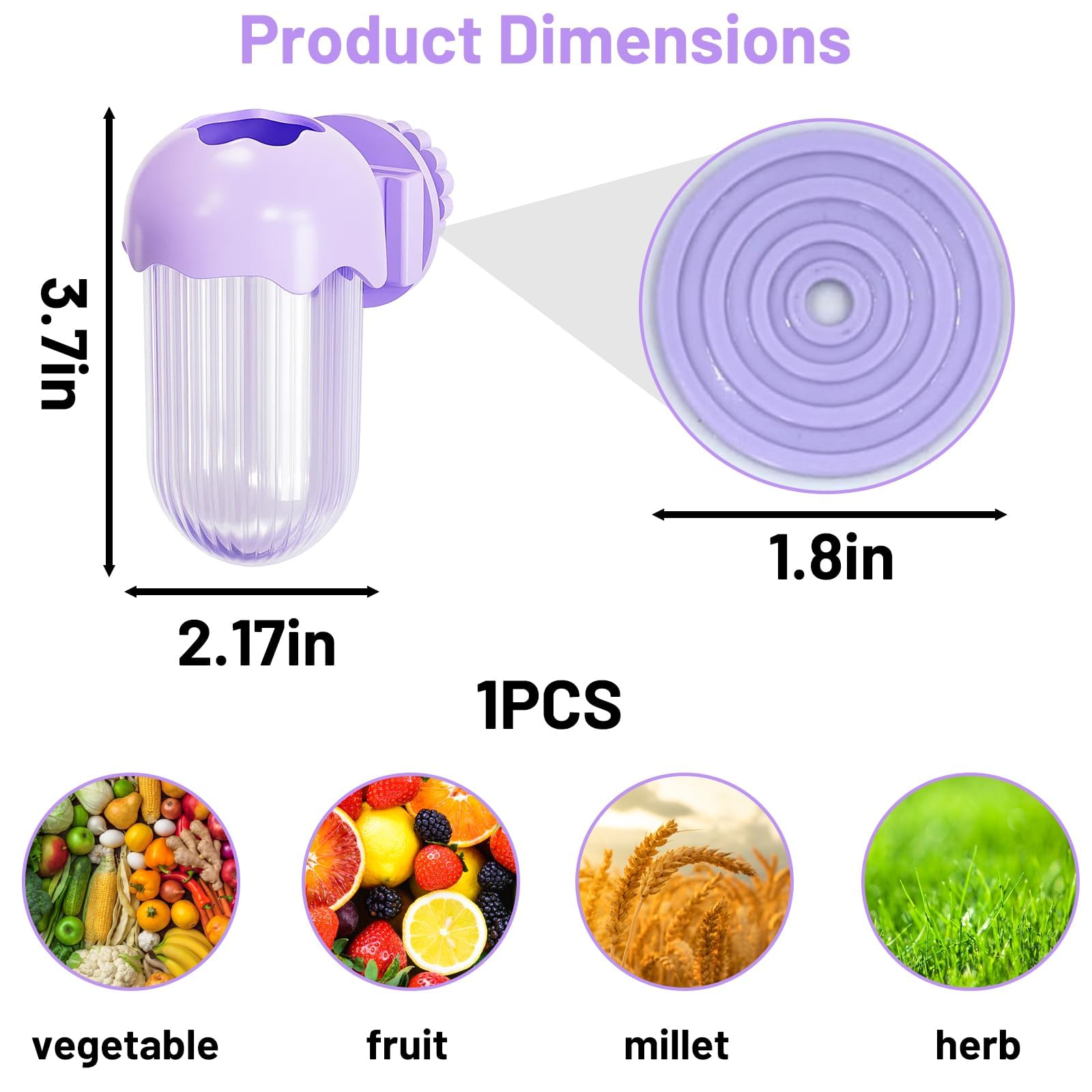 Parakeet Cage Accessories, Millet Holder for Bird Cage, No Mess Bird Feeder Suitable for Pet Feeding and Maintaining Food - image 2