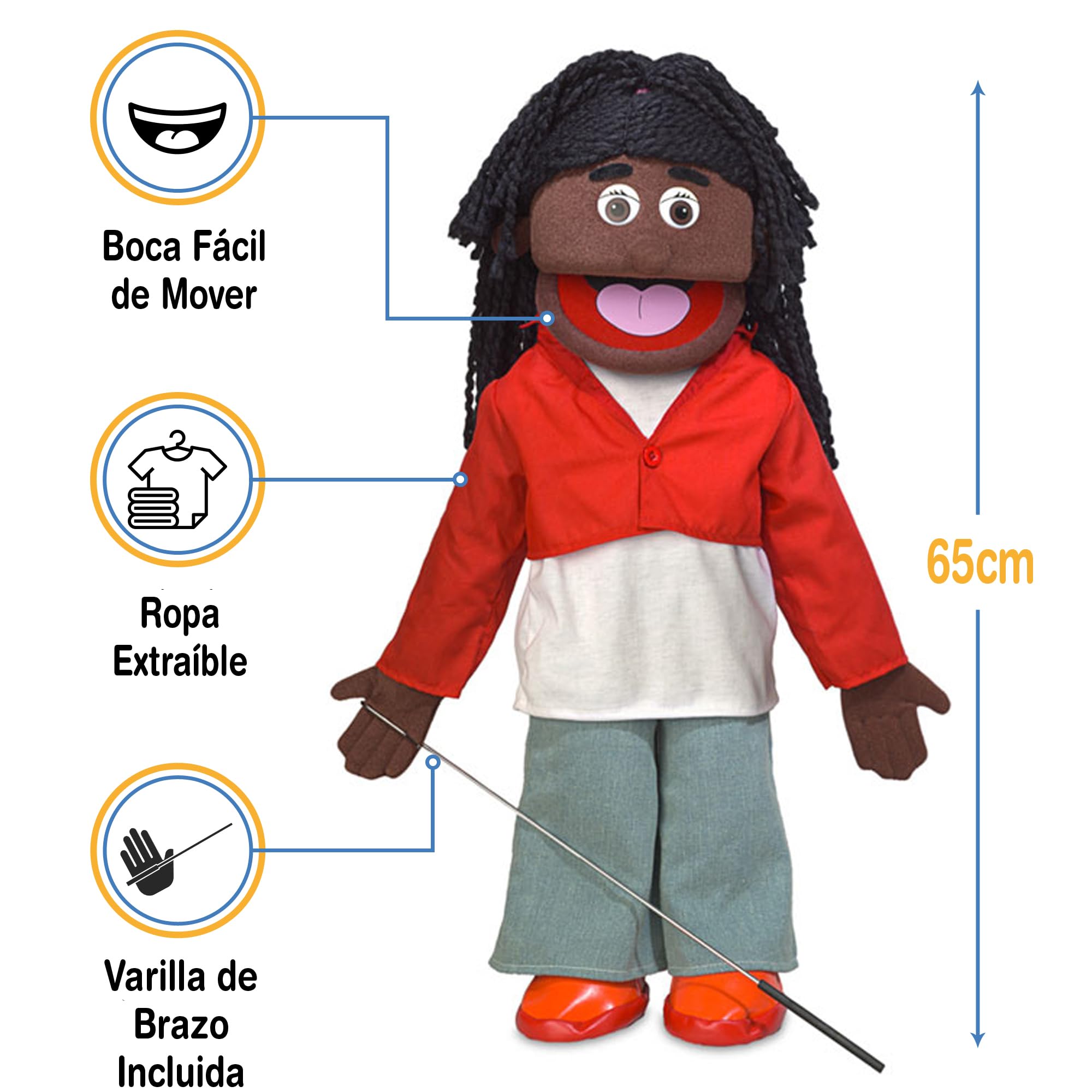 25" Sierra (African) by Silly Puppets