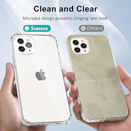 Miniatura 5 de Funda transparente para iPhone 11 Pro, funda protectora de silicona transparente con diseño para mujeres, bonita, simple, delgada, delgada, suave,