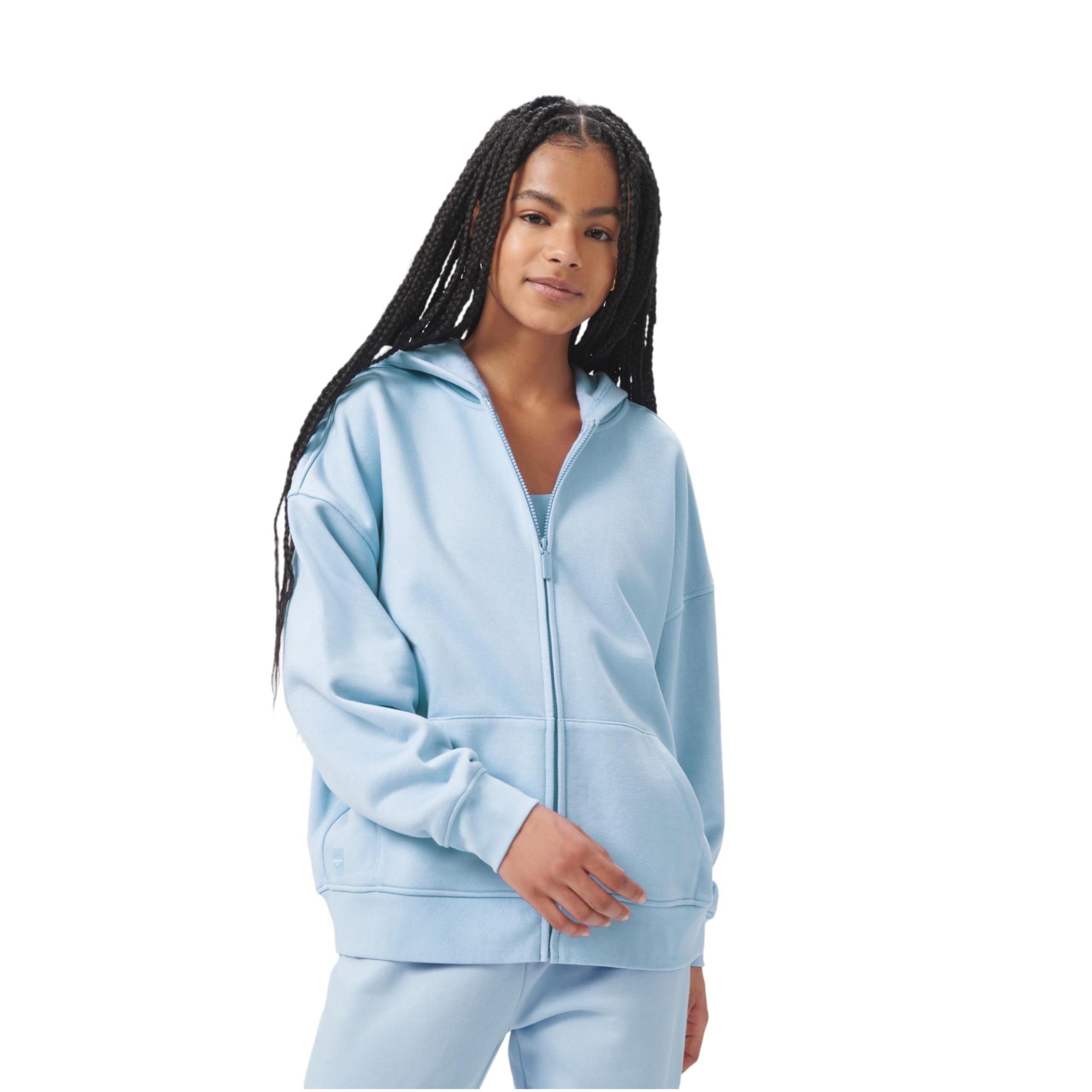 florence by mills Women's Cozy Crush Oversized Zip Hoodie