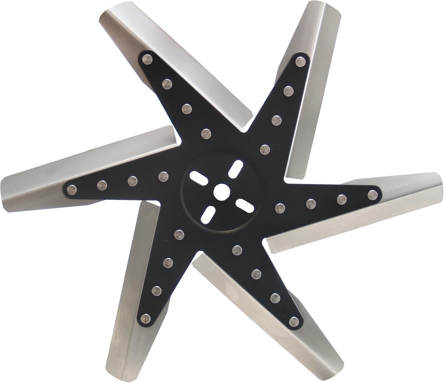 Derale 19317 17" High Performance Stainless Steel Flex Fan Reverse Rotation