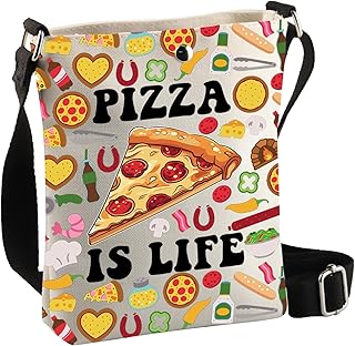 Pizza Crossbody Bag Funny Pizza Lover Gift Pizza Chef Gifts Italian Cheese Pizza Gift Pizza Maker Handbag