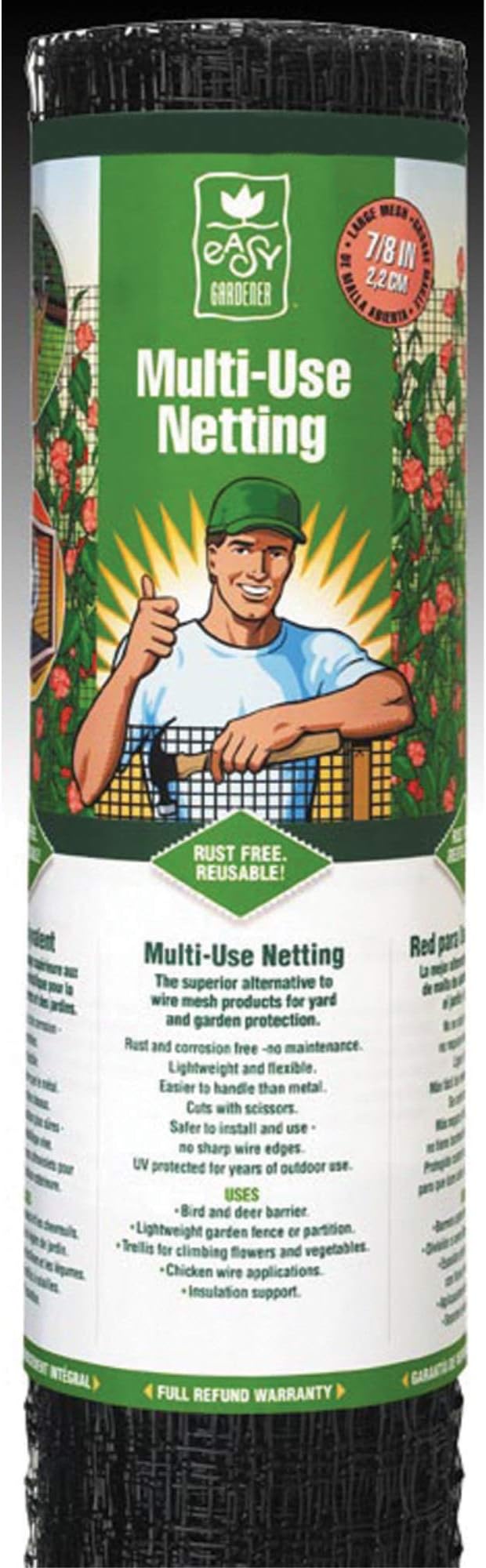 Easy GardenerLG400152 LG400151GD trellis netting, 5 feet x 100 feet