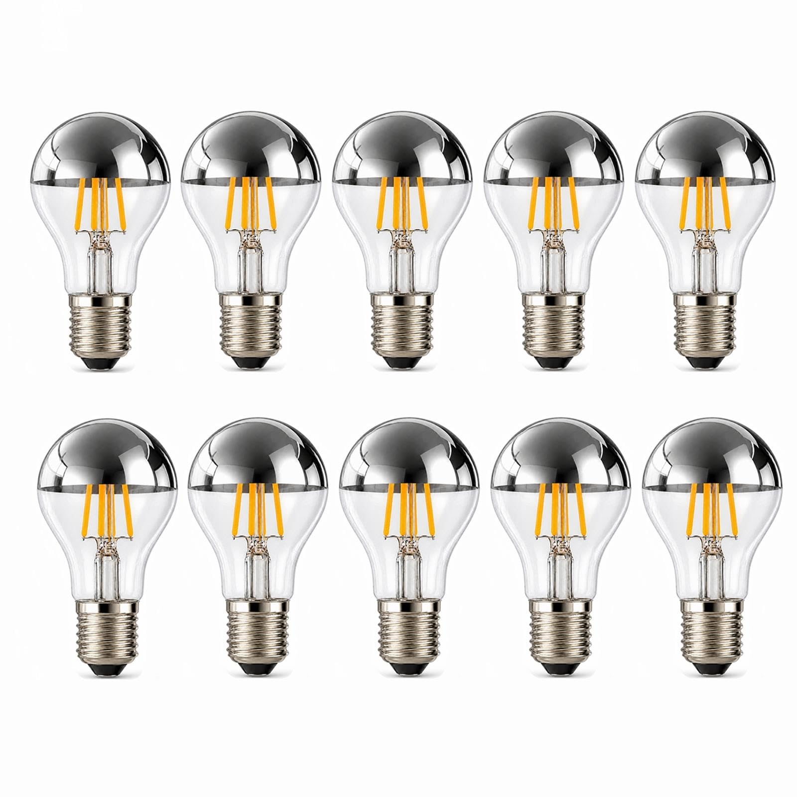 Bombilla LED Clásica E27 A60, Luz Fría 6000K, 4W 220lm, No Regulable