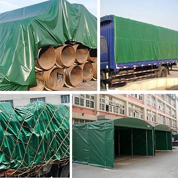 Heavy Duty Waterproof Tarps 3x3ft, Emergency Rain Shelter, Outdoor Cover and Camping Use, Tarps with Grommets Outdoor Garden Patio Curtain Sunscreen Tarpaulins