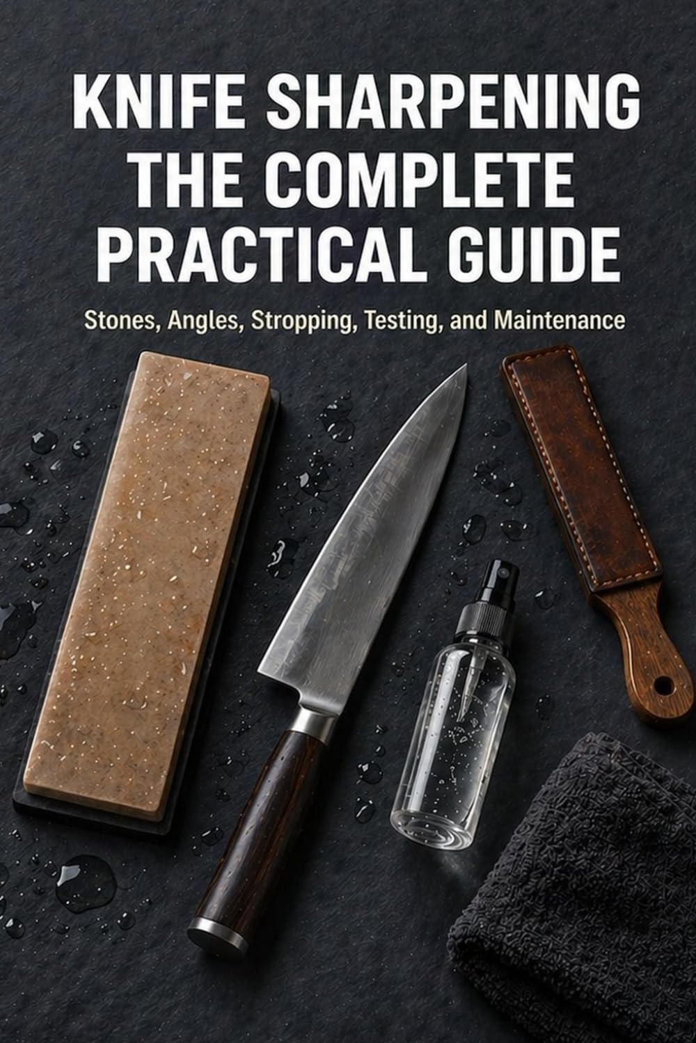 Knife Sharpening: The Complete Practical Guide: Stones, Angles, Stropping, Testing, and Maintenance for Kitchen, Outdoor, and Workshop Knives