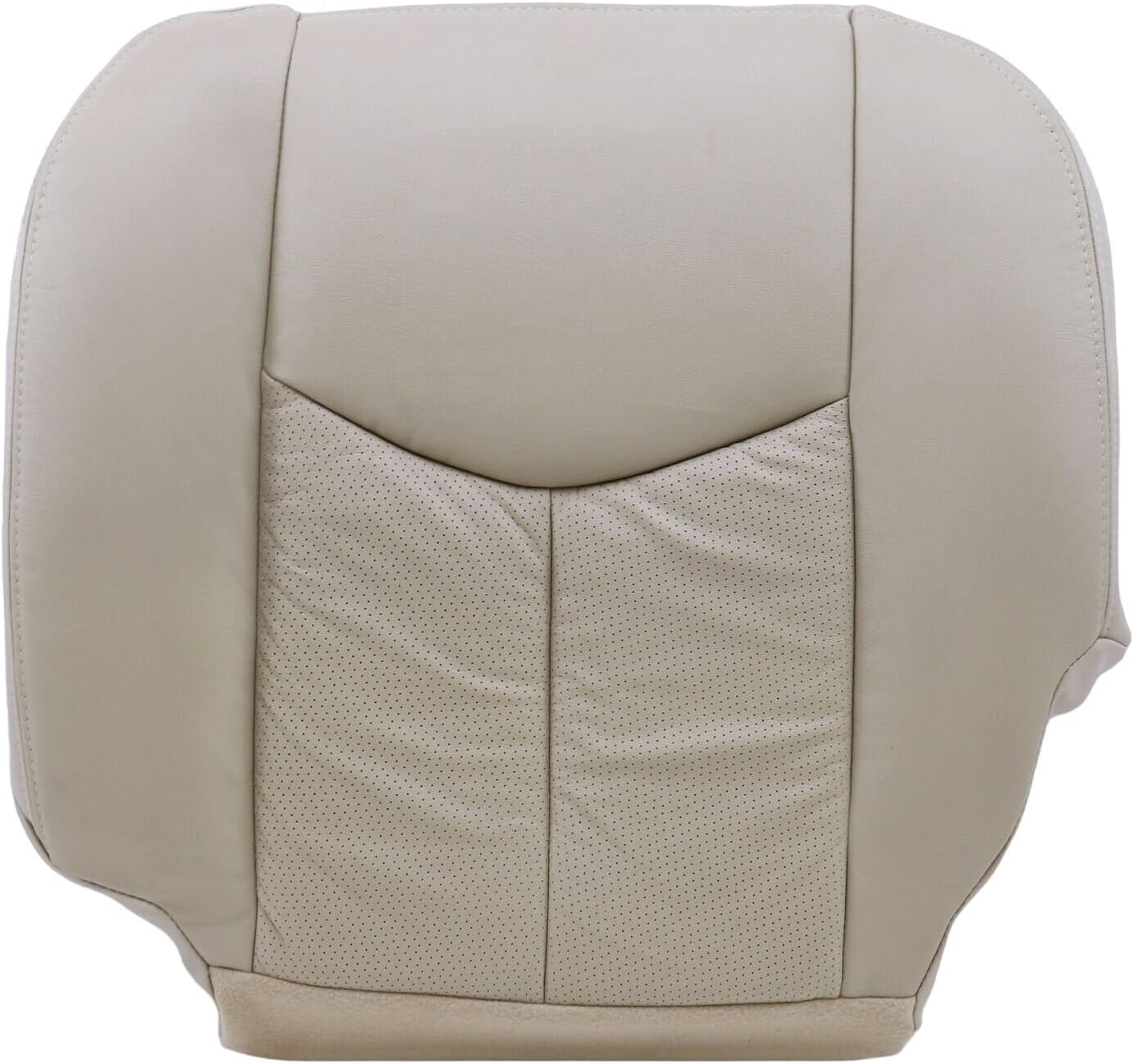 03 04 05 06 for Cadillac Escalade ESV & EXT Leather Driver Bottom Seat Cover in Tan