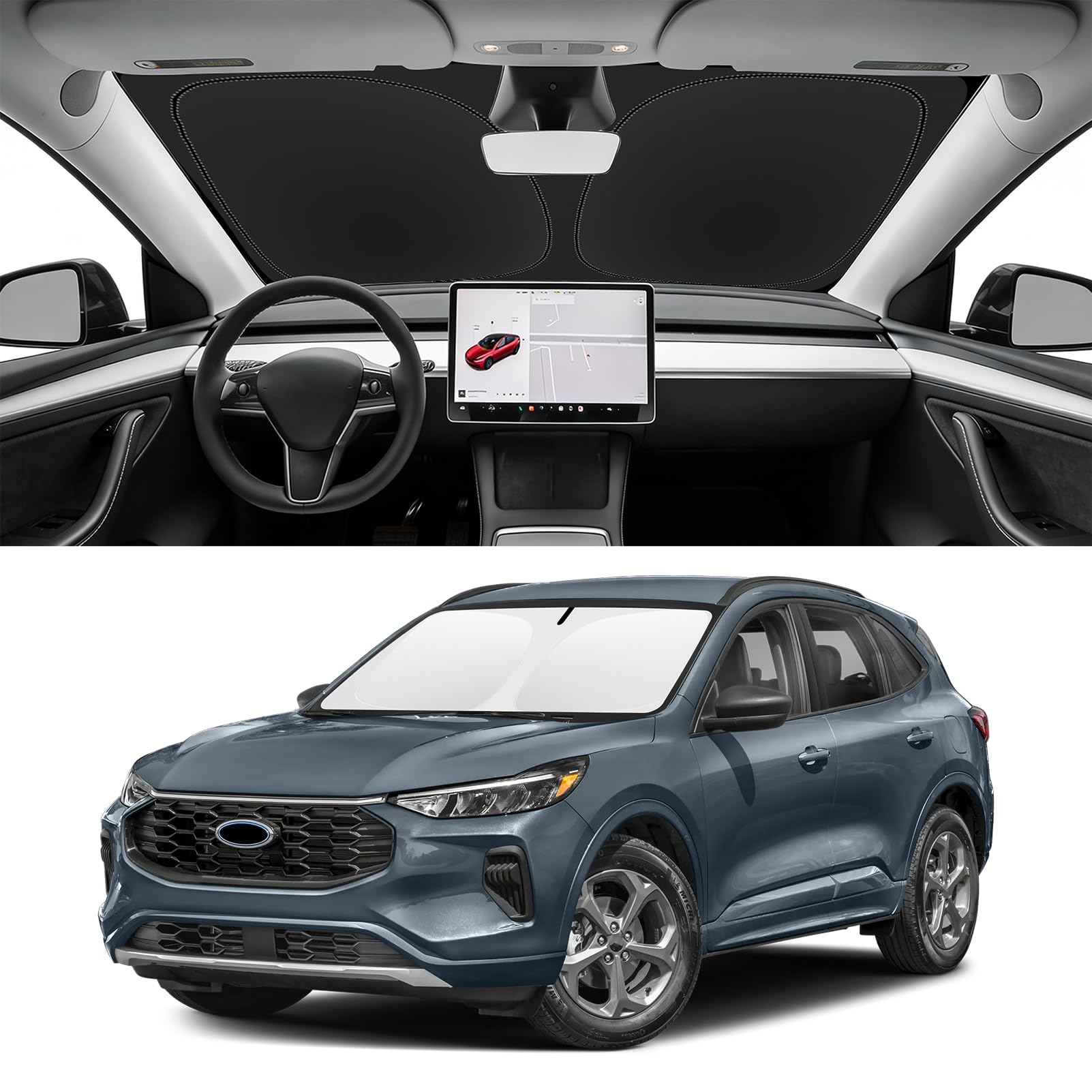Custom Fit Windshield Sun Shade for Ford Escape 2020-2026