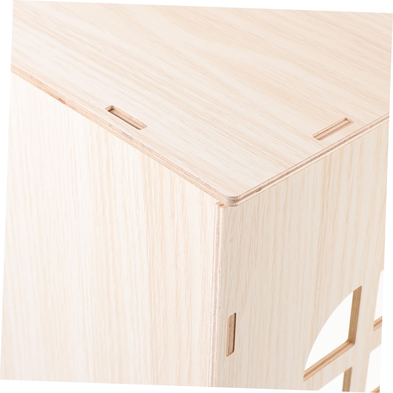 Didiseaon Casa in Legno per Scoiattoli, Rifugio Robusto e Sicuro, Beige | Conigli e Altri Piccoli Animali, Finitura Naturale, Struttura Compatta, Habitat Accogliente