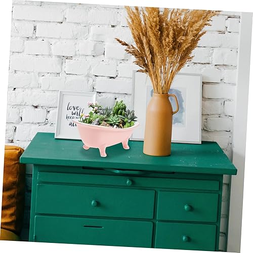 Miniatura 3 de Macetas suculentas para plantas de interior, decoración de aparador, maceta de bañera, contenedor de plantación, maceta con patas de garra, maceta