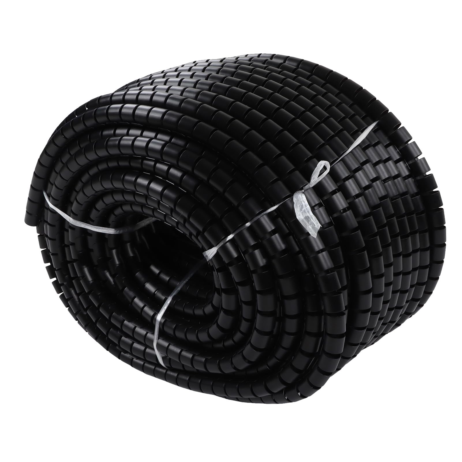 Osłony Przewodów Osłony Kabli Spiralnych PE Opaska na Kable Spiralna Od 40 do 257F Odporna na Zużycie Odporna Kwasy, Zasady, Przycięta długość do Domowego Biura, Warsztatu, Ochrona Kabli i