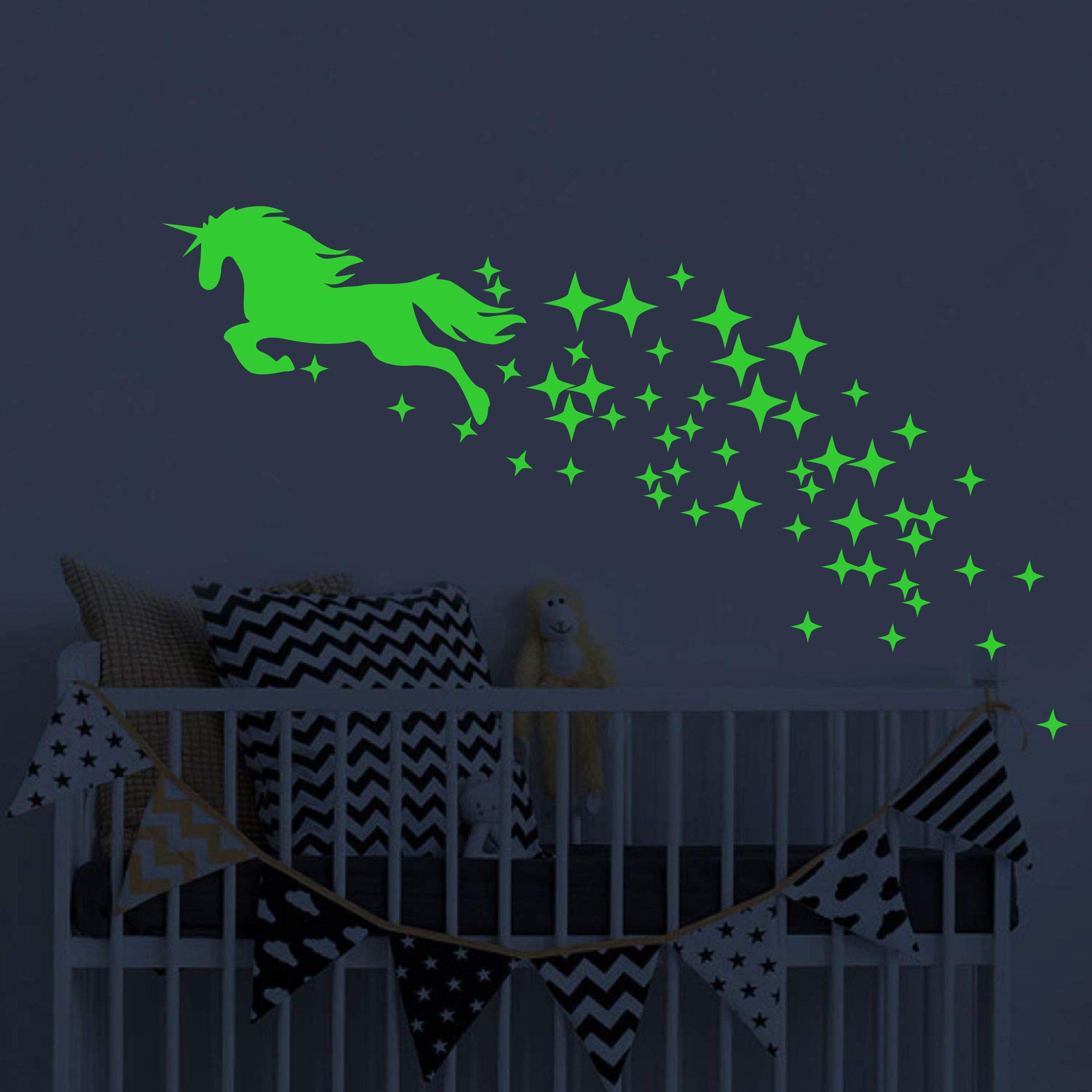 DreamKraft Flying Horse Night Glow Vinyl Wall Sticker (67 cm x 105 cm) (B07NZDRN5P) Amazon Price History, Amazon Price Tracker