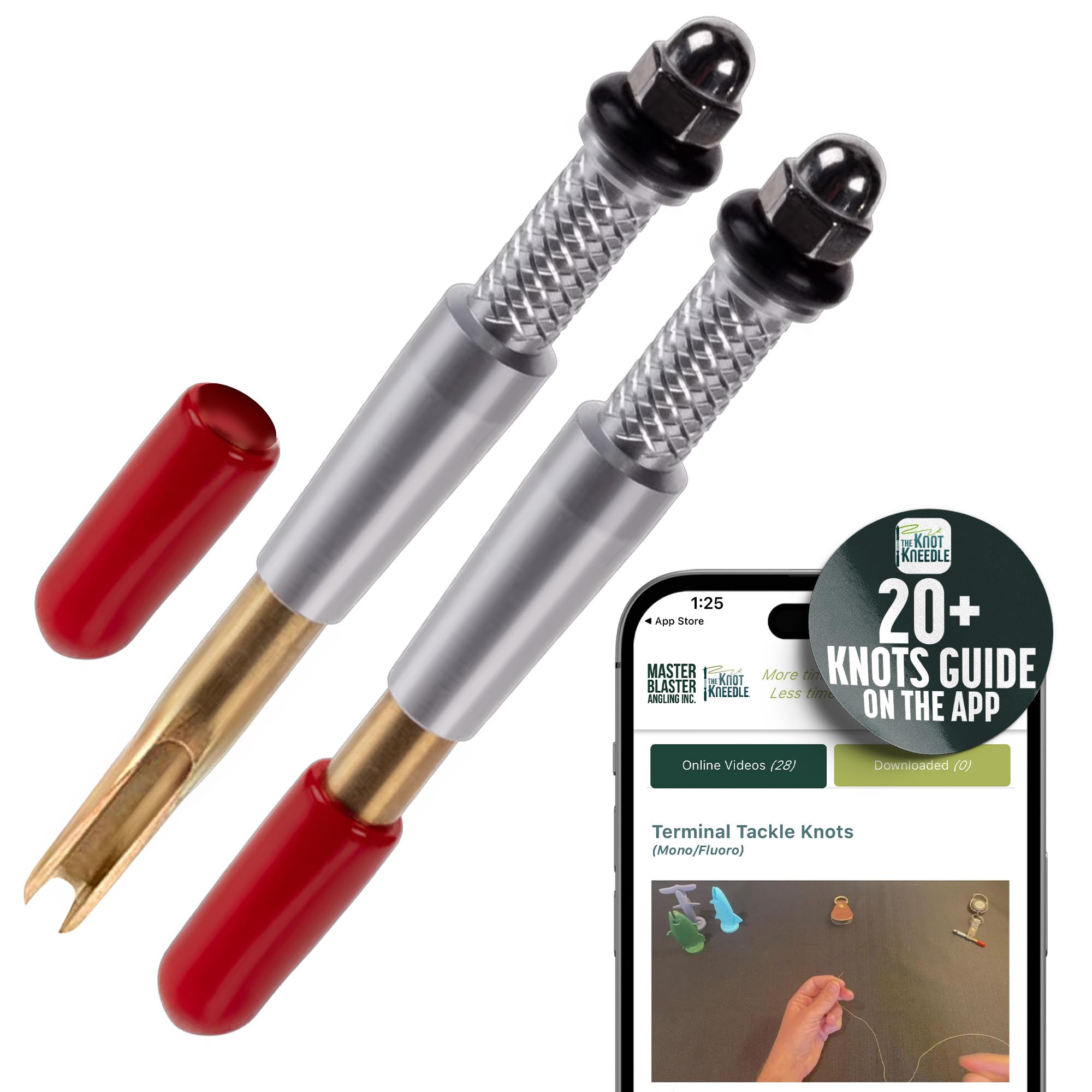 KNOT KNEEDLE - Designed to Tie Your Knots with Ease and Keep You Fishing Longer