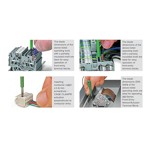 Miniatura 7 de WAGO Serie 210 Paquete surtido de herramientas operativas de 6 piezas  Juego de destornilladores de terminal  Eje parcialmente aislado  Incluye