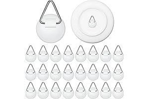 40 Pieces Adhesive Eye Hook for Wall Hanging: Say Goodbye to Screws and Nails