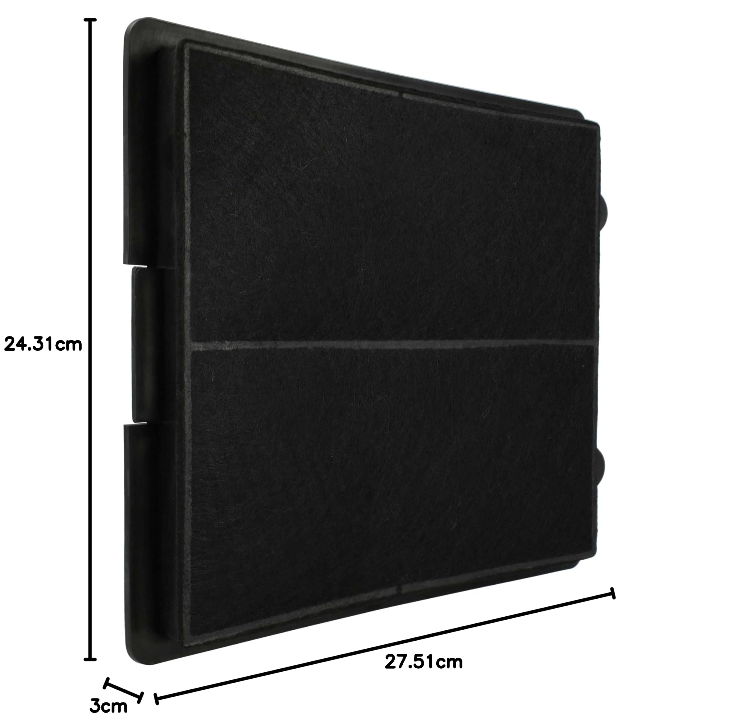 vhbw 2x filtro a carboni attivi compatibile con Refsta Taifun LC95150, LC92950/03, LC95950/01, LC95950, LC954WA10, LC9515001 cappe aspiranti